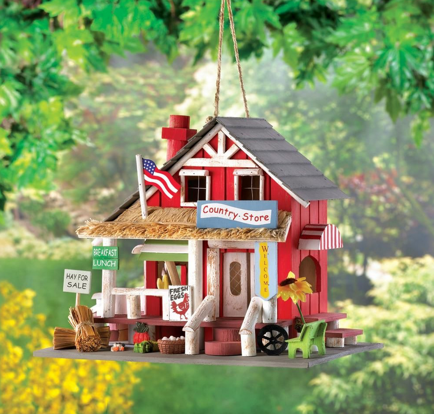 Rustic Country Store Birdhouse