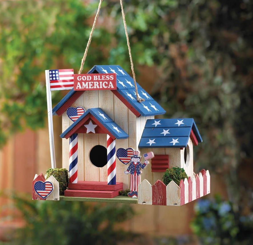 Charming Patriotic Birdhouse