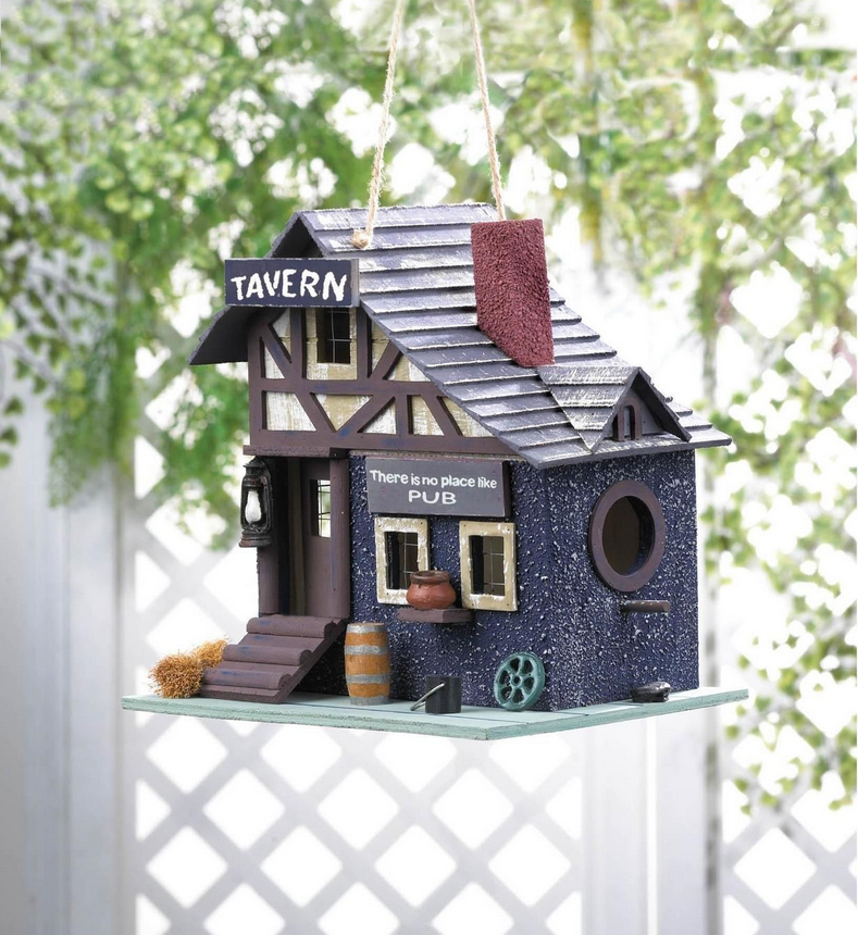 Fun Tavern Wooden Birdhouse